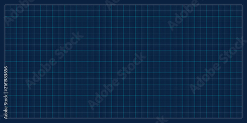 Foto Seamless square grid pattern on dark blue background, technical blueprint style
