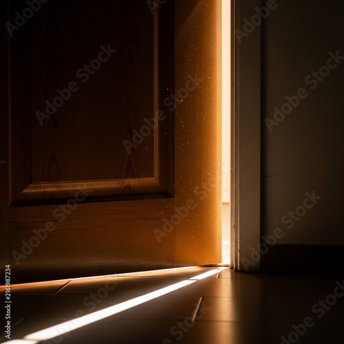 The threshold of a new dawn, bathed in golden light.