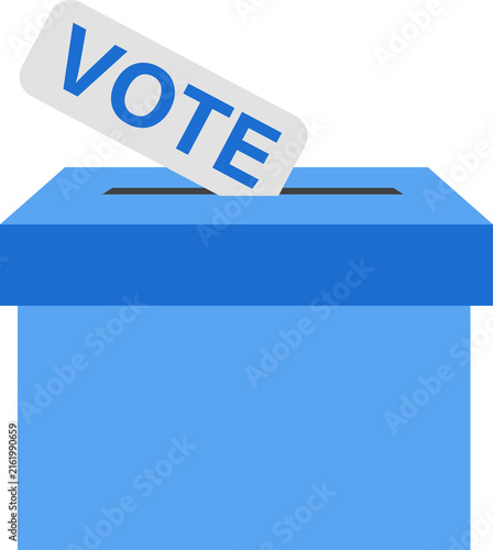 Election and voting rights concept, vote ballot box, paper vote into the box. Democracy, Freedom of speech, justice voting 