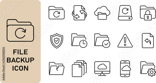 Education and Graduation Line Icon Set with School University Diploma Book Certificate and Academic Learning Symbols