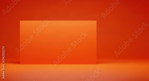 Minimalist flat color, solid bold orange, energetic modern look, with copy space, even lighting, clean backdrop