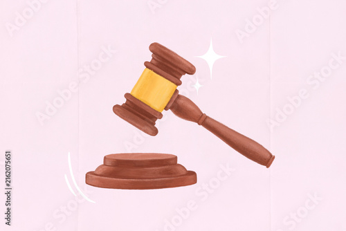 Fotografie Law justice aesthetic illustration background