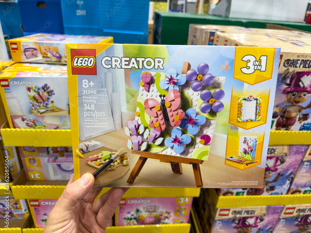 Obraz premium LEGO Creator 3 In 1 Floral Art Building Set