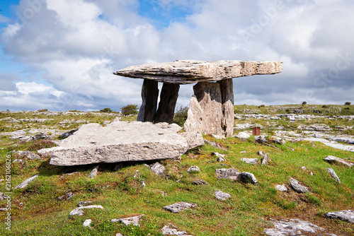 Картината върху платно Poulnabrone portal tomb in Ireland