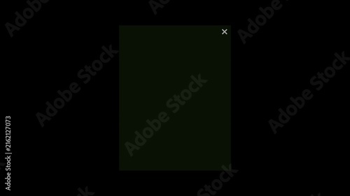 Close X Button Icon Animation on Black Background, Minimal Cancel and Exit UI Symbol, Digital Interface Motion Graphic, 4K..Close Button Icon Animation on Black Background, Glowing X Mark UI Motion,..