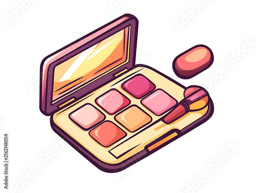 Beauty product packaging mockup illustration