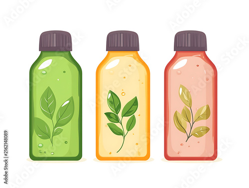 Beauty product packaging mockup illustration