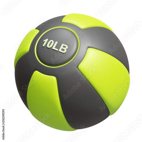 3D 10 Pound Medicine Ball