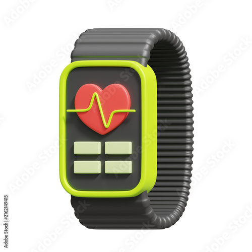 3D Fitness Smartwatch Tracker