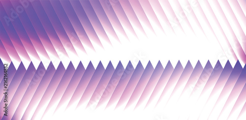 Abstract blue glowing neon wave background with fluted glass texture and smooth vertical light refraction for UI design