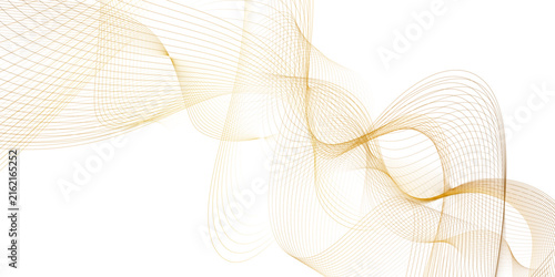 gold background .Minimal abstract geometry background with golden lines luxury design templates . golden colors isolated on white background.in concept of music, technology, ai	