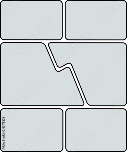 Blank cartoon  template background