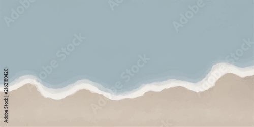 Blue Sky with Fluffy White Clouds, Bright Summer Cloudscape, Sunlight and Serene Natural Horizon Background