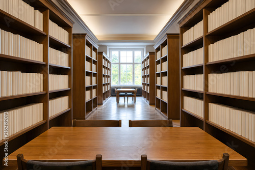 School library reading room