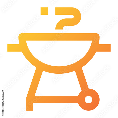 Bbq Grill Icon Illustration