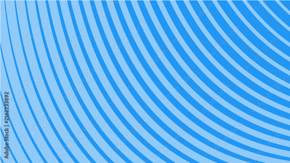 Obraz premium Abstract Light Blue Concentric Circles Background Vector Curved Lines Ripple Wave Halftone Gradient Pattern Backdrop 