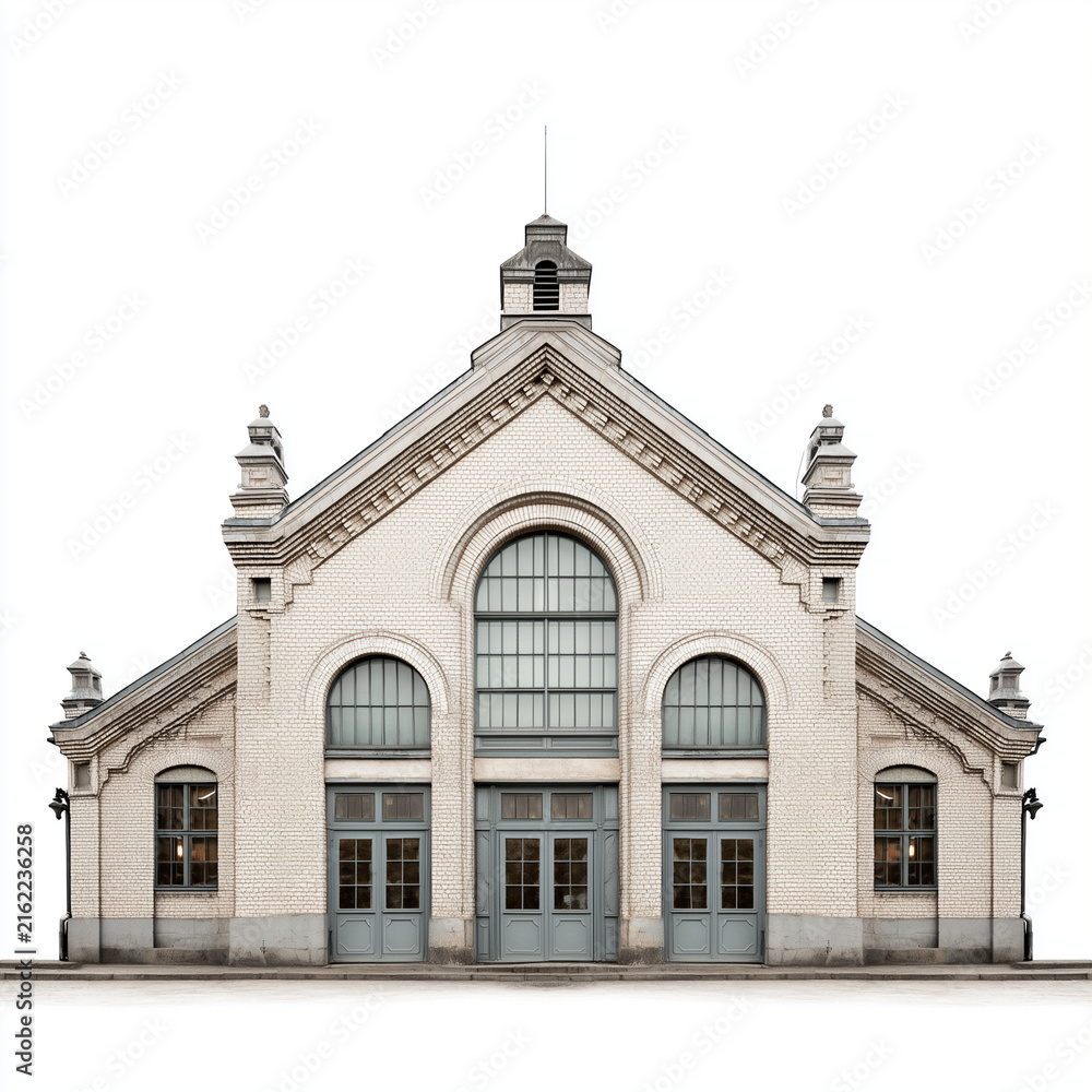 Obraz premium Municipal Market Hall Glass Facade