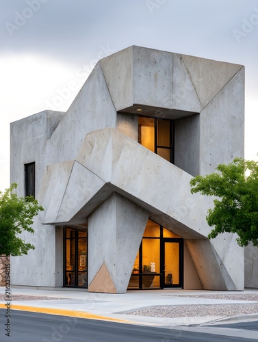 Modern Concrete Architectural Building