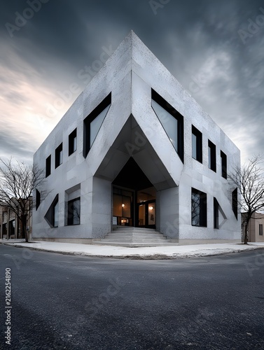 Modern Concrete Architectural Building