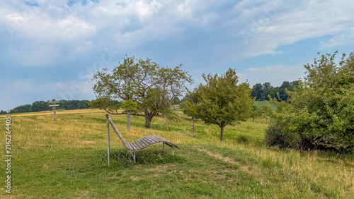 Foto Resting Place on a Hiking Trail at Kappelbuck near Beyerberg