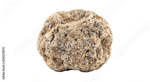 Cuadro en lienzo Rough, textured, and porous natural stone with a rough surface and varied minera