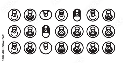Decorative vintage lock and keyhole silhouette set with various ornamental hardware shapes