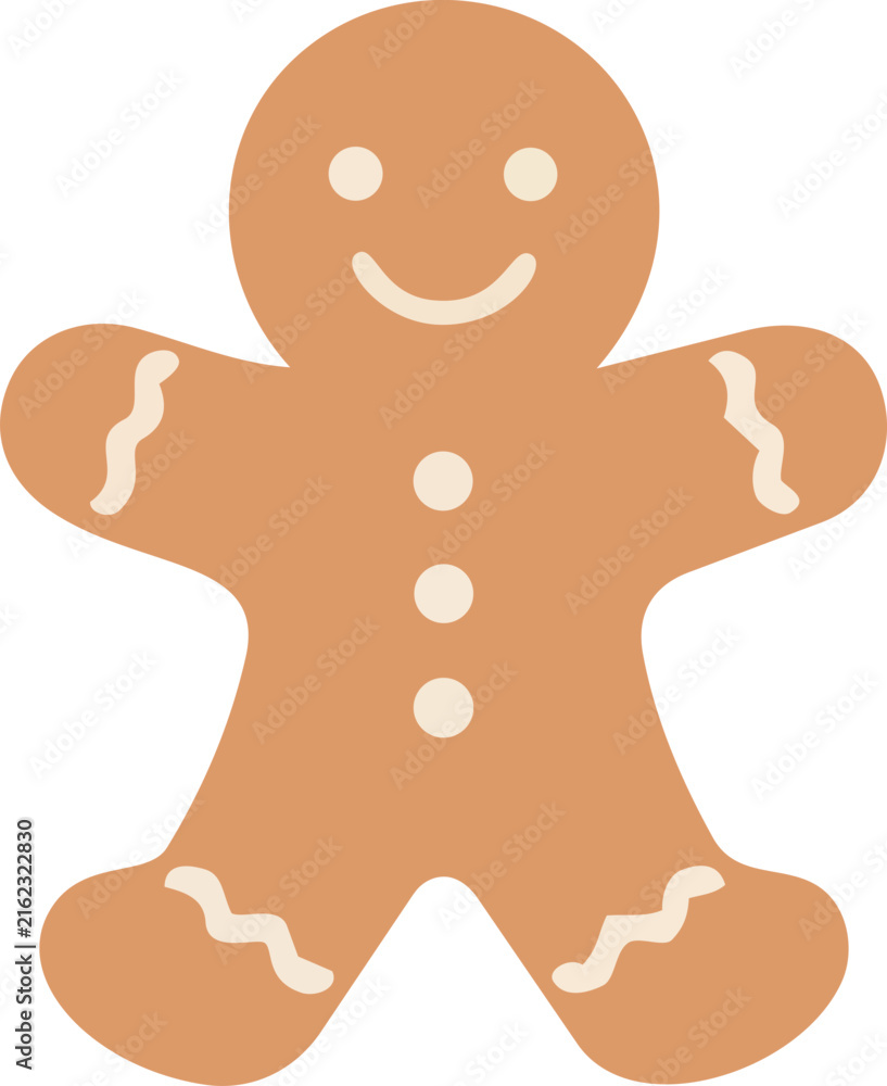 Obraz premium Cute Pastel Christmas and Winter Holiday Decoration Element Vector Illustration