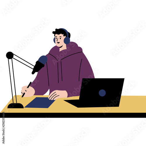 Podcast Day Illustration
