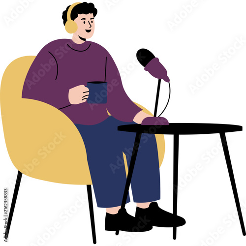 Podcast Day Illustration
