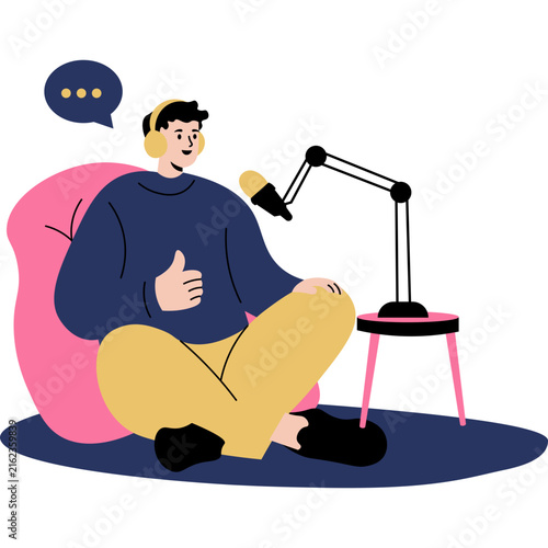 Podcast Day Illustration
