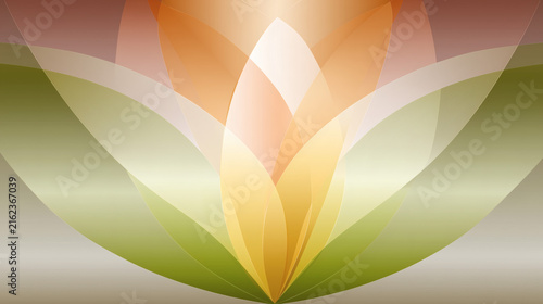 Fondo flores hechos con fractales