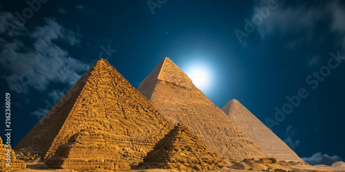 great pyramids of giza tent in the desert