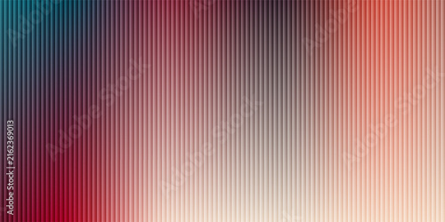 Transparent refracted fractal glass gradient effect, ribbed glass vibrant texture