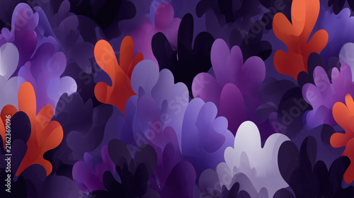 Fondo flores hechos con fractales