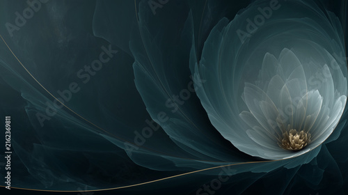 Fondo flores hechos con fractales