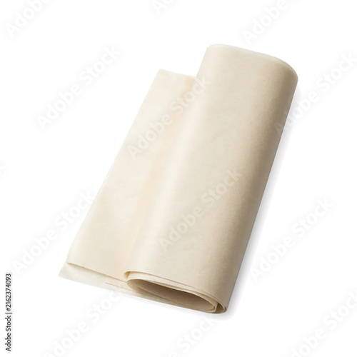 Rolled Parchment Paper Isolated