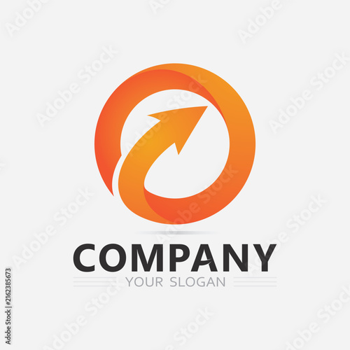Cursor Arrow Logo Vector Icon Design for Digital Navigation User Interface Branding