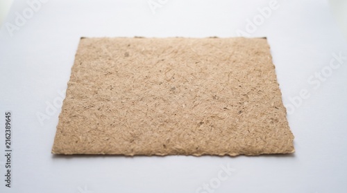 Blank brown craft paper note