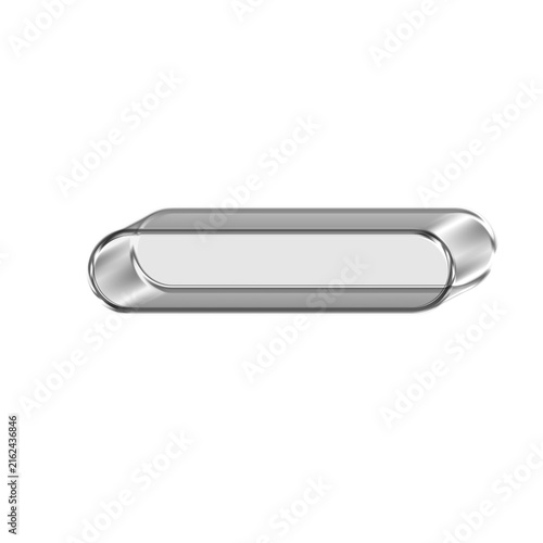 Obraz na plátne Remove minus delete subtract in icon button glass of 3d glossy negative interfac