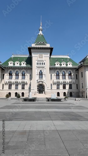 Panorama of Historic center of Craiova, Dolj County, Romania
