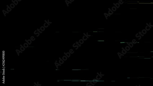 Signal Noise - Static artifacts simulating analog CRT interference. static lines and slight noise at the top and bottom for video editing 4k vide
