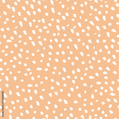 Seamless Fawn Fur Texture Pattern with White Spots