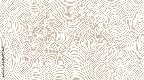 Abstract Minimalist Swirl Pattern Design