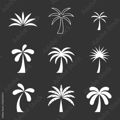 Tree  Icon New Design Black And White 