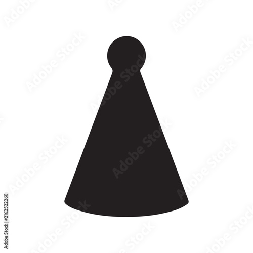 Принти на полотні Party hat icon to brighten up your outfit