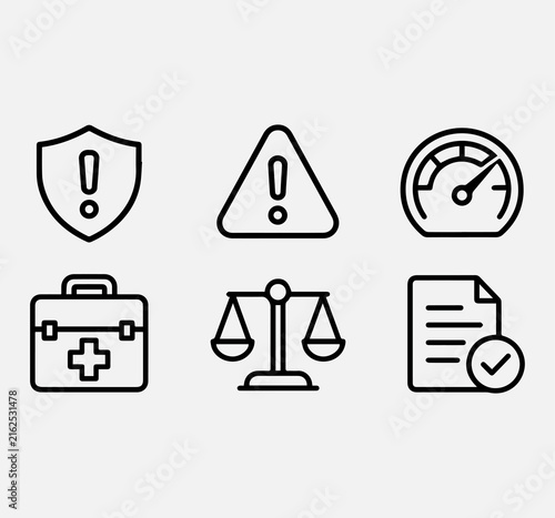  Risk management Icons