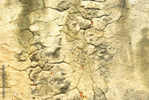 Texture of Grunge Destroyed Concrete Wall on an Old Building.