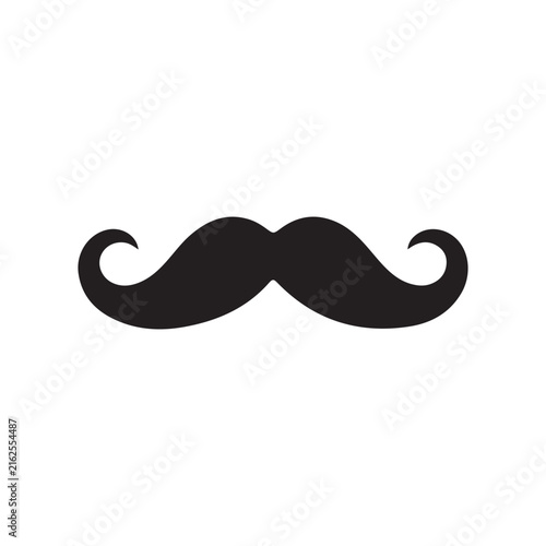 mustache icon vector design template