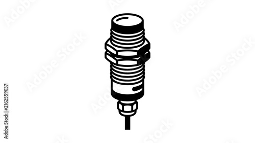 Spark Plug Vector Illustration