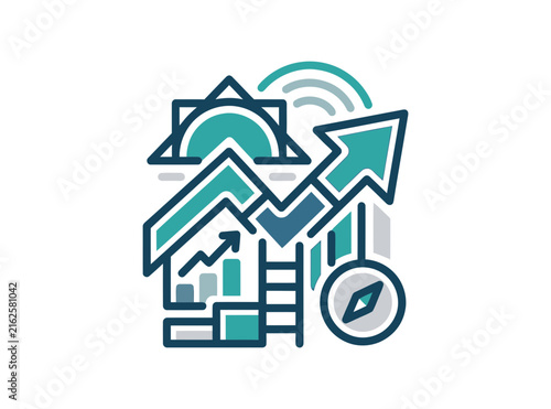 Business Growth Strategy Icon